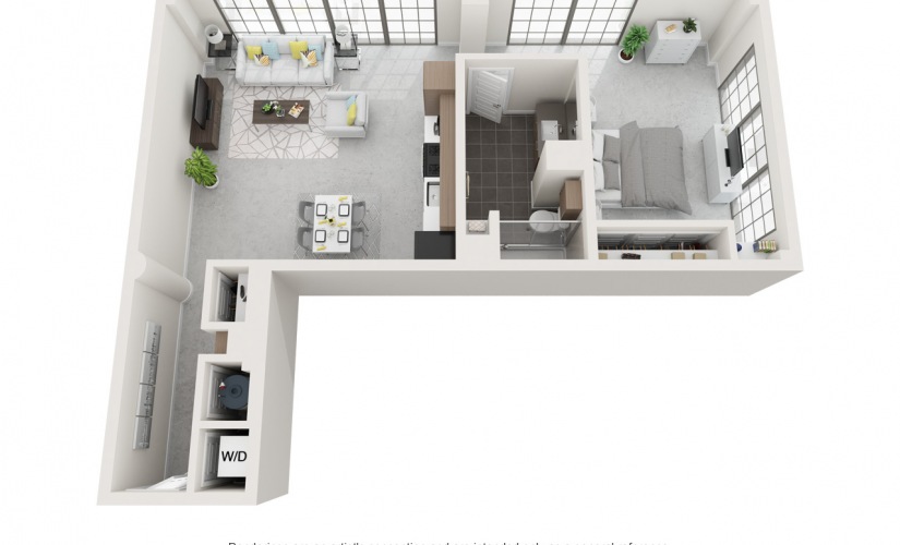 1 bedroom