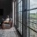 Large floor-to-ceiling windows inside Flats at Ponce City Market's apartment homes